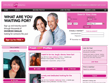 Tablet Screenshot of divorcedandseeking.com